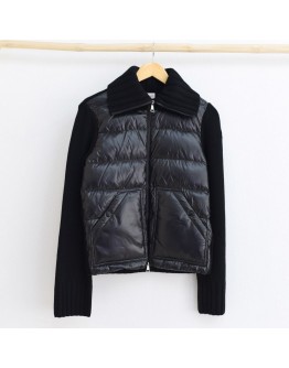 Moncler Cardigan  女款黑色羽絨針織外套  