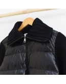 Moncler Cardigan  女款黑色羽絨針織外套  