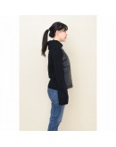 Moncler Cardigan  女款黑色羽絨針織外套  