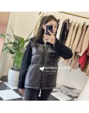 Moncler Cardigan  女款黑色羽絨針織外套  