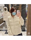 Moncler Cardigan  女款象牙白羽絨針織外套 