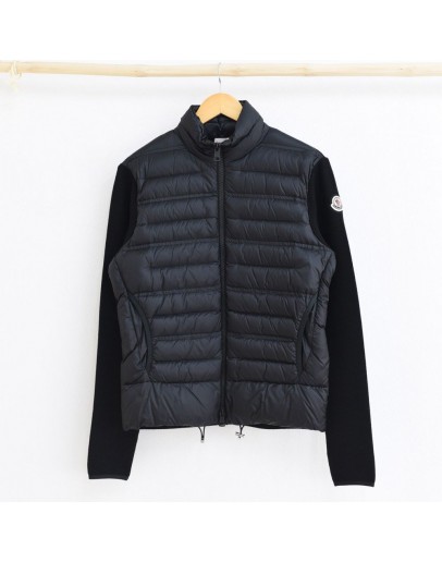 Moncler Cardigan 男士羽絨針織衫 黑