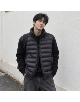 Moncler Cardigan 男士羽絨針織衫 黑