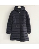 Moncler Charpal 小童長版連帽拉鍊外套 藍