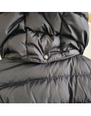 Moncler Charpal 小童長版連帽拉鍊外套 藍
