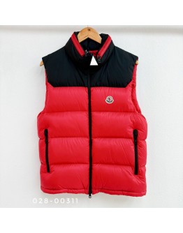 Moncler Ophry 紅黑雙色羽絨背心