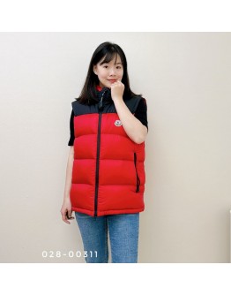 Moncler Ophry 紅黑雙色羽絨背心