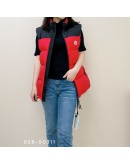 Moncler Ophry 紅黑雙色羽絨背心