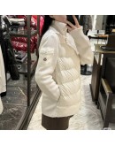 Moncler Cardigan 針織羽絨外套 白