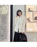 Moncler Cardigan 針織羽絨外套 白