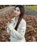 Moncler Cardigan 針織羽絨外套 白