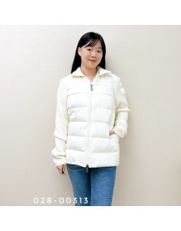 Moncler Cardigan 針織羽絨外套 白