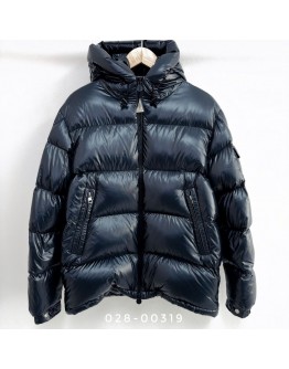 Moncler Ecrins 連帽羽絨外套 深藍