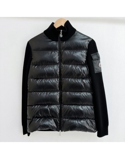 Moncler Cardigan 針織口袋拚羽絨外套