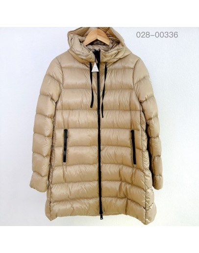 Moncler Suyen 連帽拉鍊外套 奶茶