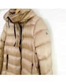 Moncler Suyen 連帽拉鍊外套 奶茶