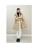 Moncler Suyen 連帽拉鍊外套 奶茶