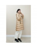 Moncler Suyen 連帽拉鍊外套 奶茶