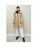 Moncler Suyen 連帽拉鍊外套 奶茶