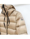 Moncler Suyen 連帽拉鍊外套 拿鐵