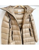 Moncler Suyen 連帽拉鍊外套 拿鐵