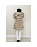 Moncler Suyen 連帽拉鍊外套 拿鐵