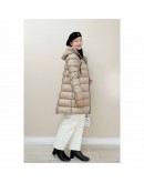 Moncler Suyen 連帽拉鍊外套 拿鐵