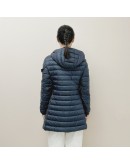 Moncler Ments 長款羽絨外套 深藍