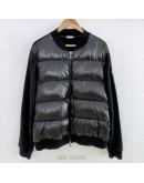 Moncler 針織袖羽絨外套 黑