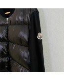 Moncler 針織袖羽絨外套 黑