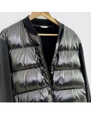 Moncler 針織袖羽絨外套 黑