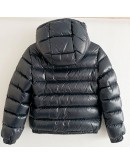 Moncler Aubert 小童連帽外套 寶藍