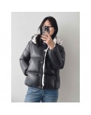 Moncler Parana 小童配色羽絨外套 藏藍