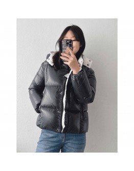 Moncler Parana 小童配色羽絨外套 藏藍