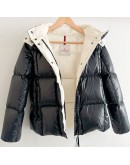 Moncler Parana 小童配色羽絨外套 藏藍