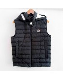 Moncler Kamaria 側邊橫條背心 黑