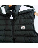 Moncler Kamaria 側邊橫條背心 黑