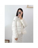 Moncler Aristeo 滾邊小香風外套 白色