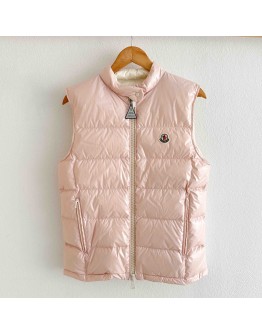 Moncler Alcibia 粉白背心