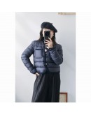 Moncler Gencay 小香風羽絨外套 深藍