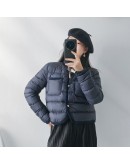 Moncler Gencay 小香風羽絨外套 深藍