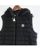  Moncler Bourget 男款連帽背心 黑