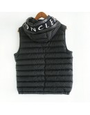  Moncler Bourget 男款連帽背心 黑