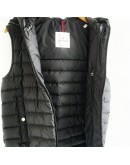  Moncler Bourget 男款連帽背心 黑