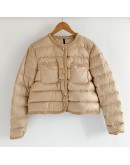 Moncler Gencay 小香風羽絨外套 香檳色