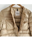 Moncler Gencay 小香風羽絨外套 香檳色