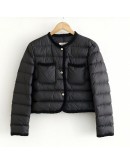 Moncler Gencay 小香風羽絨外套 黑色