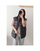 Moncler Contrin立領背心 黑