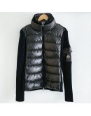 Moncler Cardigan女款立領口戴袖 黑