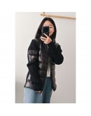Moncler Cardigan女款立領口戴袖 黑